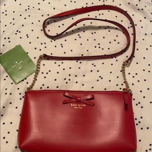 Kate spade cross body long strap purse